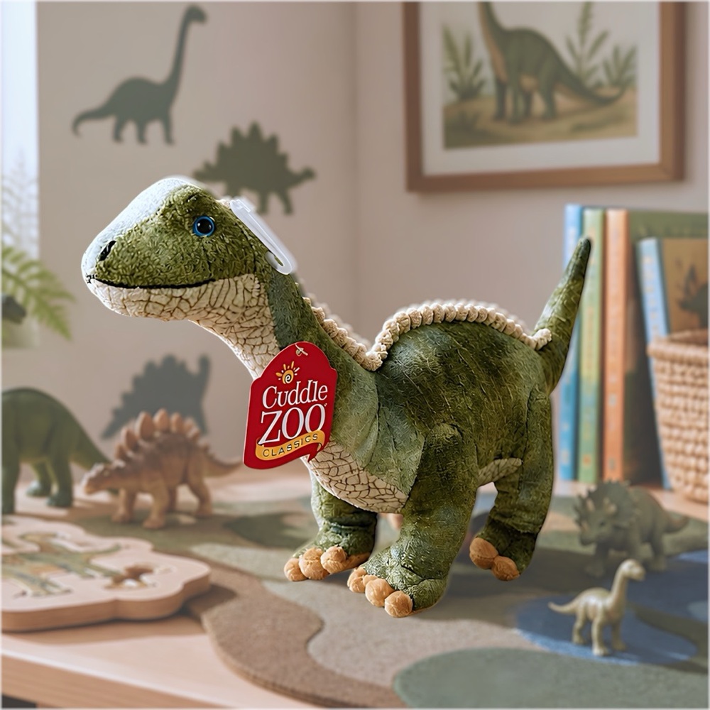 Cuddle Zoo Apatosaurus Realistic Features Soft Toy Dinosaur 21”x11”x4”